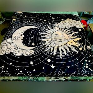 Sun and moon tapestry